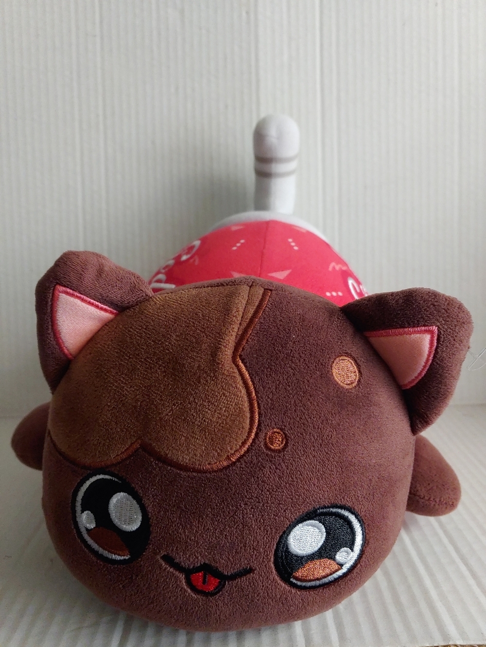 Aphmau Soda Cat Meemeows Plush Toy Catface Full Size 11"
